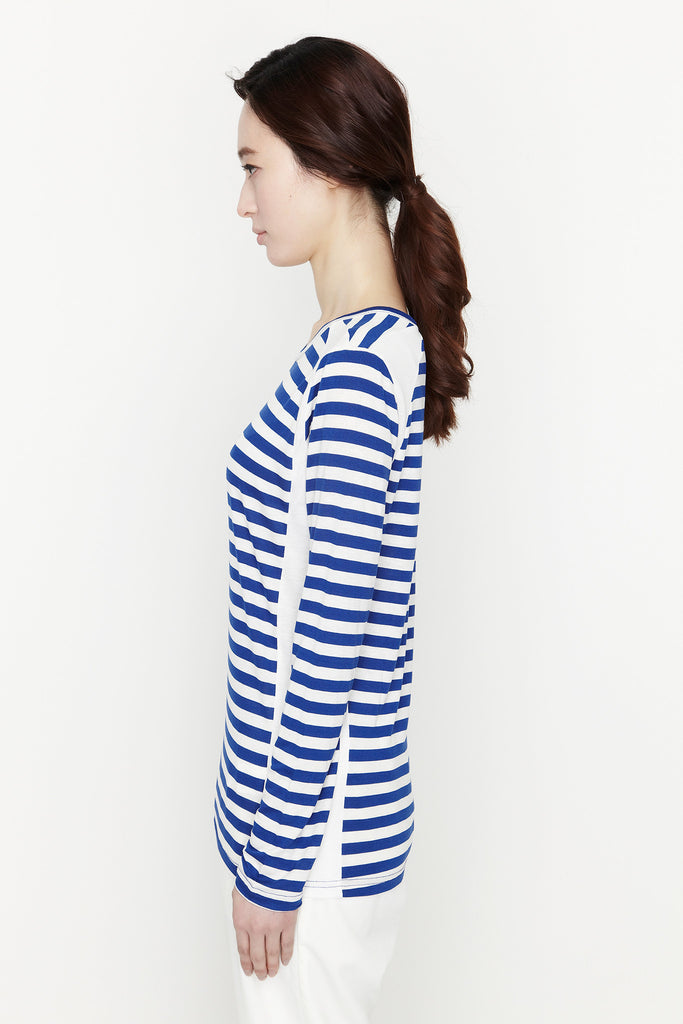 blue Stripe tee by Ryul + Wai