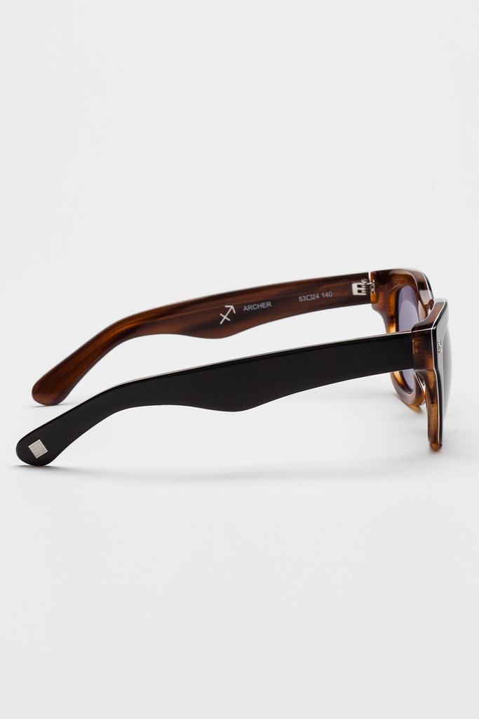 archer sunglasses black/brown by Trenta