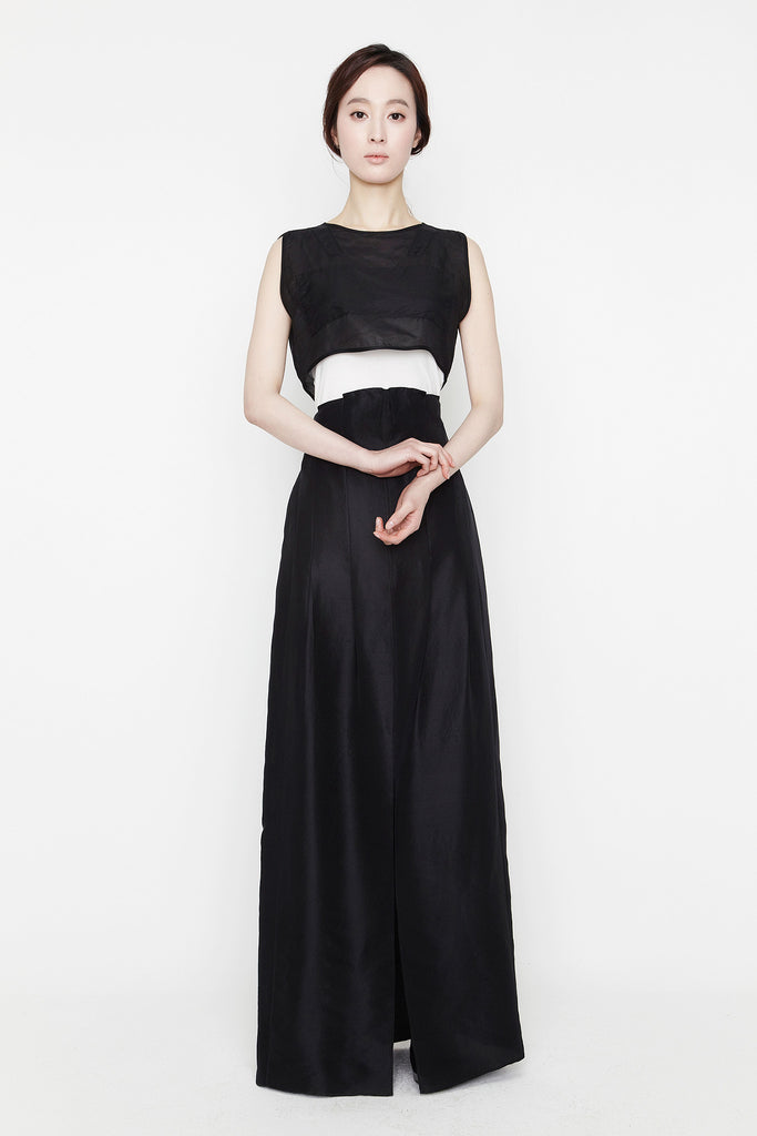 black maxi skirt by Soulpotstudio