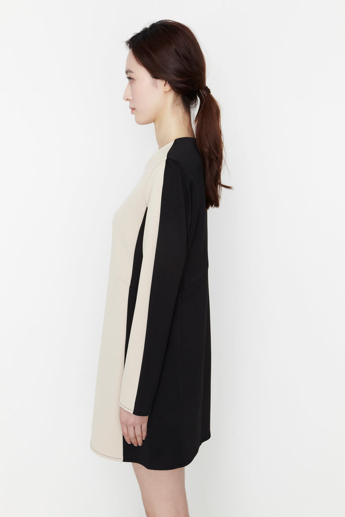 Beige Shadow Dress by bë