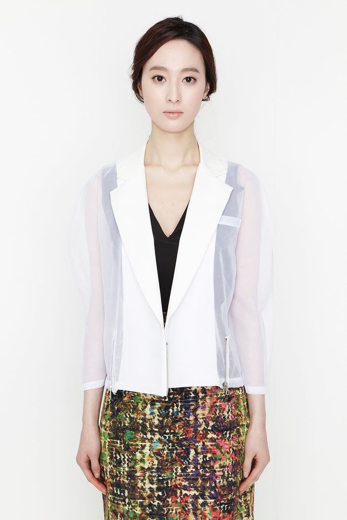 Abiding Jacket White by Jarret