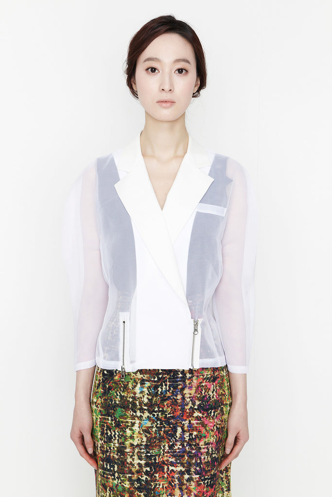 Abiding Jacket White by Jarret